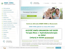 Tablet Screenshot of enervora.pl